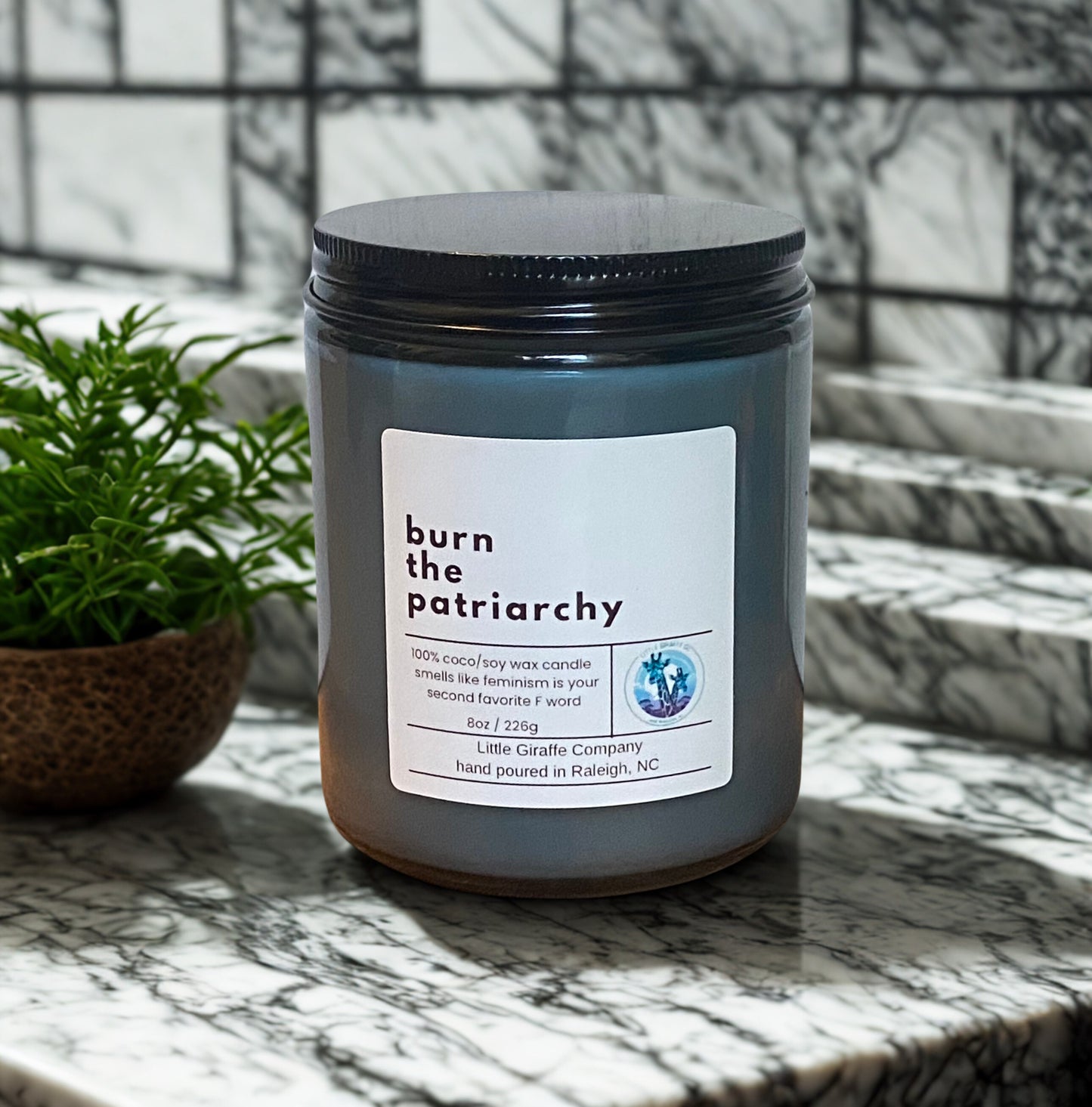 Burn the Patriarchy Coco/Soy Wax Candle