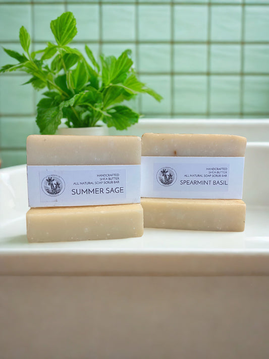 Sea Salt Scrub Artisan Soap- 5oz bars