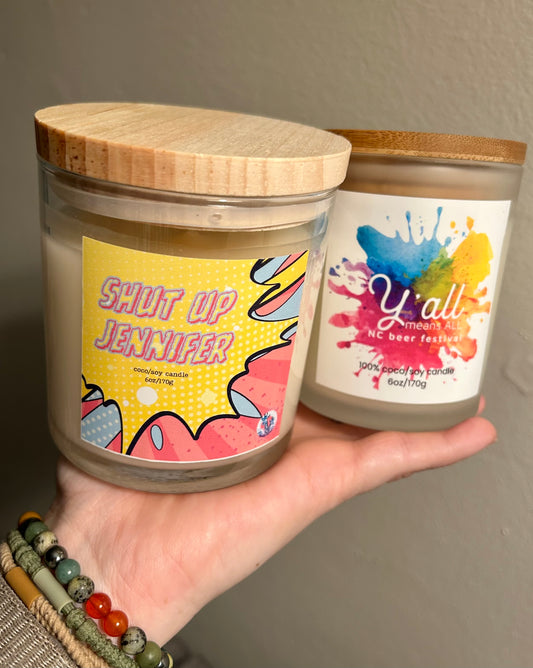 Y’all Means All Coco/Soy Wax Candles Pre-Order